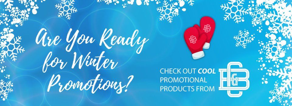 Winter promotional products from C&B Marketing
