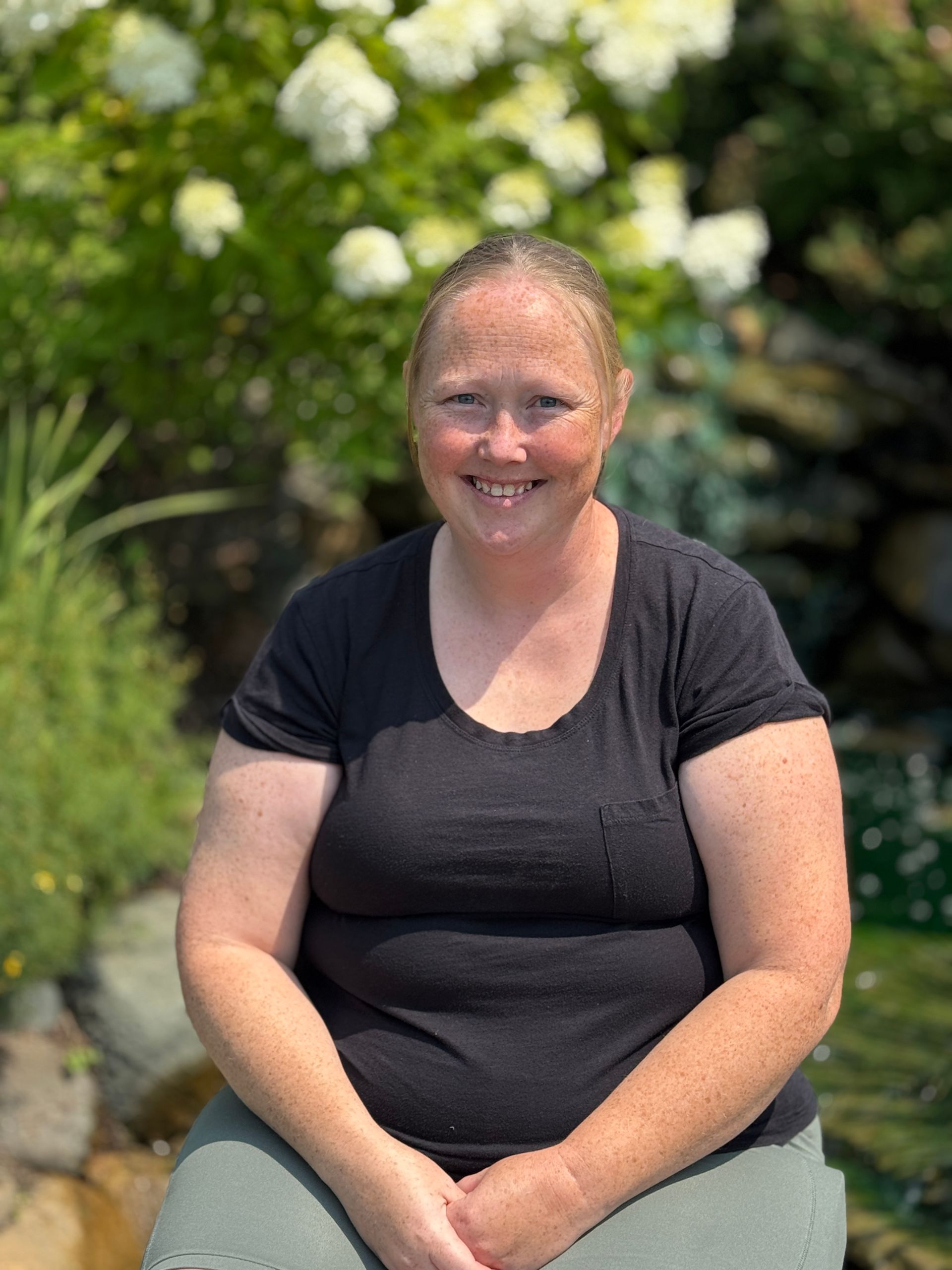 It is a picture of a man without a face.