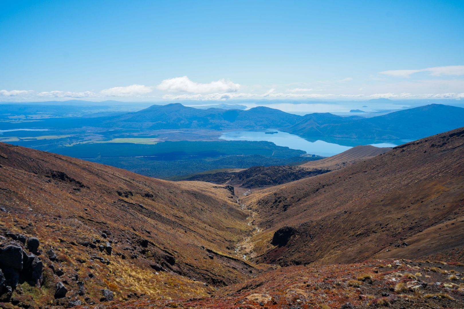 A view from the Tongariro Alpine Crossing