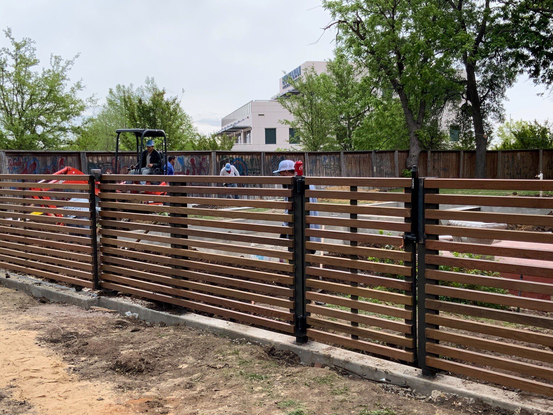 Steel Fence — DeSoto, TX — B & R Fence Co.