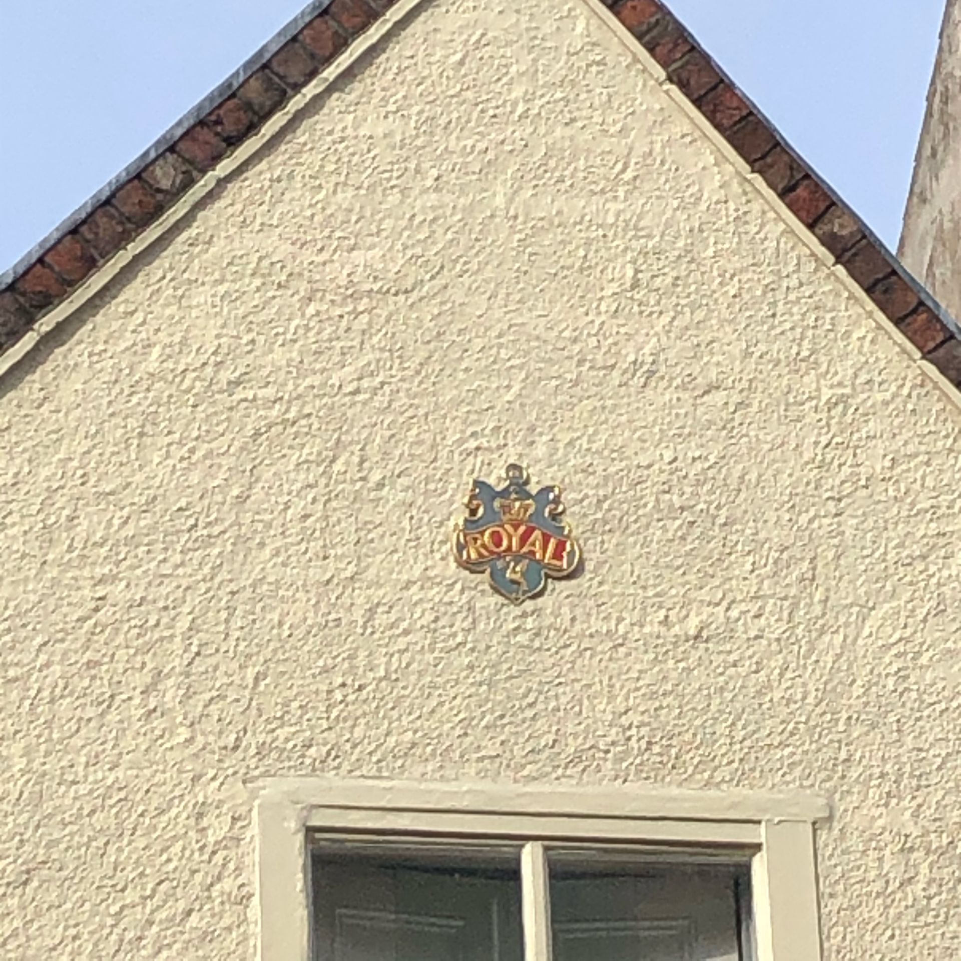 Fire Plaque in York a detail on the city buildings