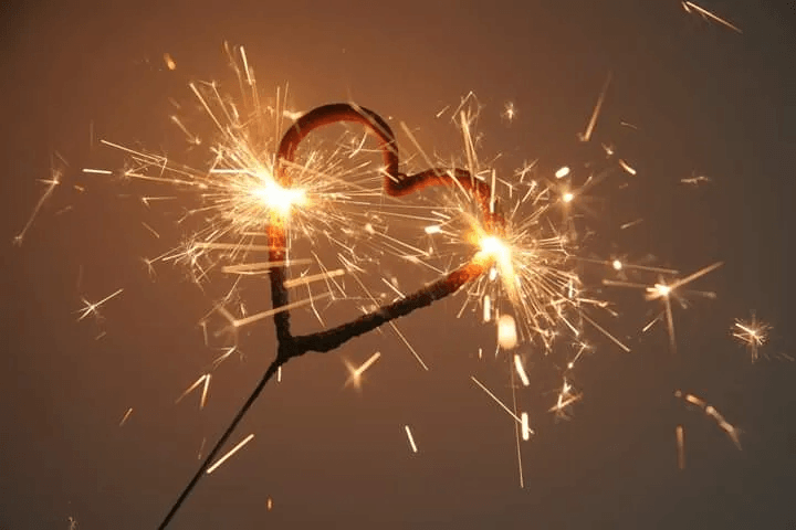 fuochi d'artificio per eventi romantici