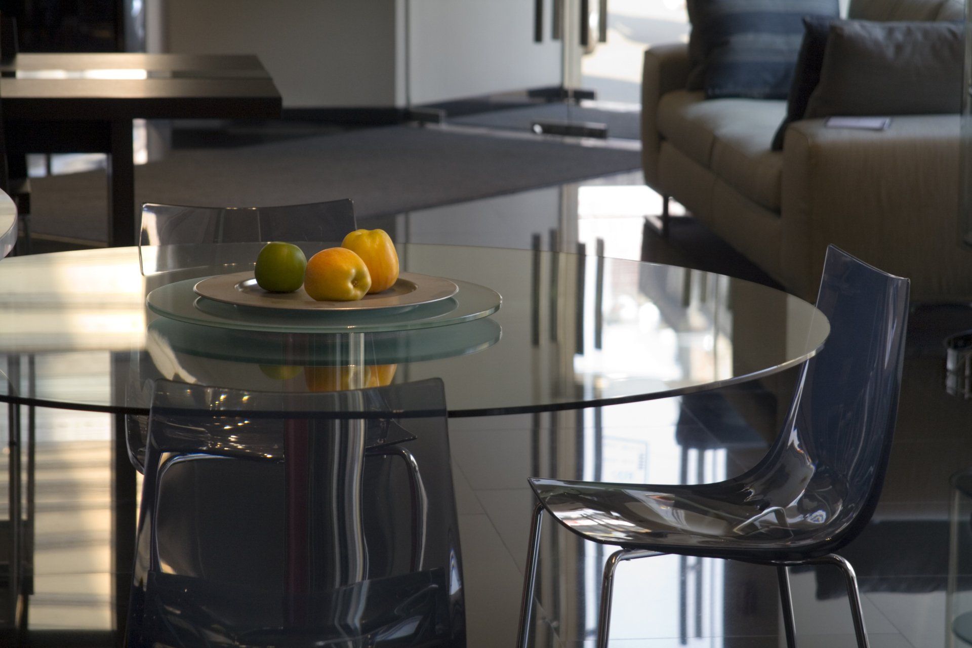 Glass Tabletops With Fruit — Marathon, FL — All Keys Glass Inc