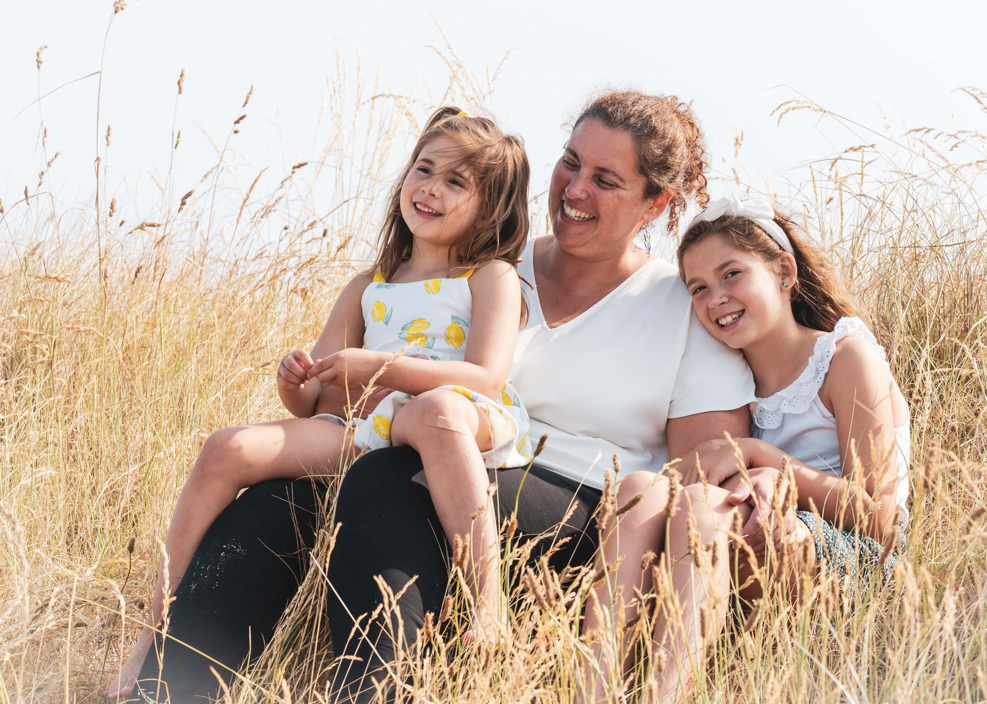 Gezinsfoto op locatie