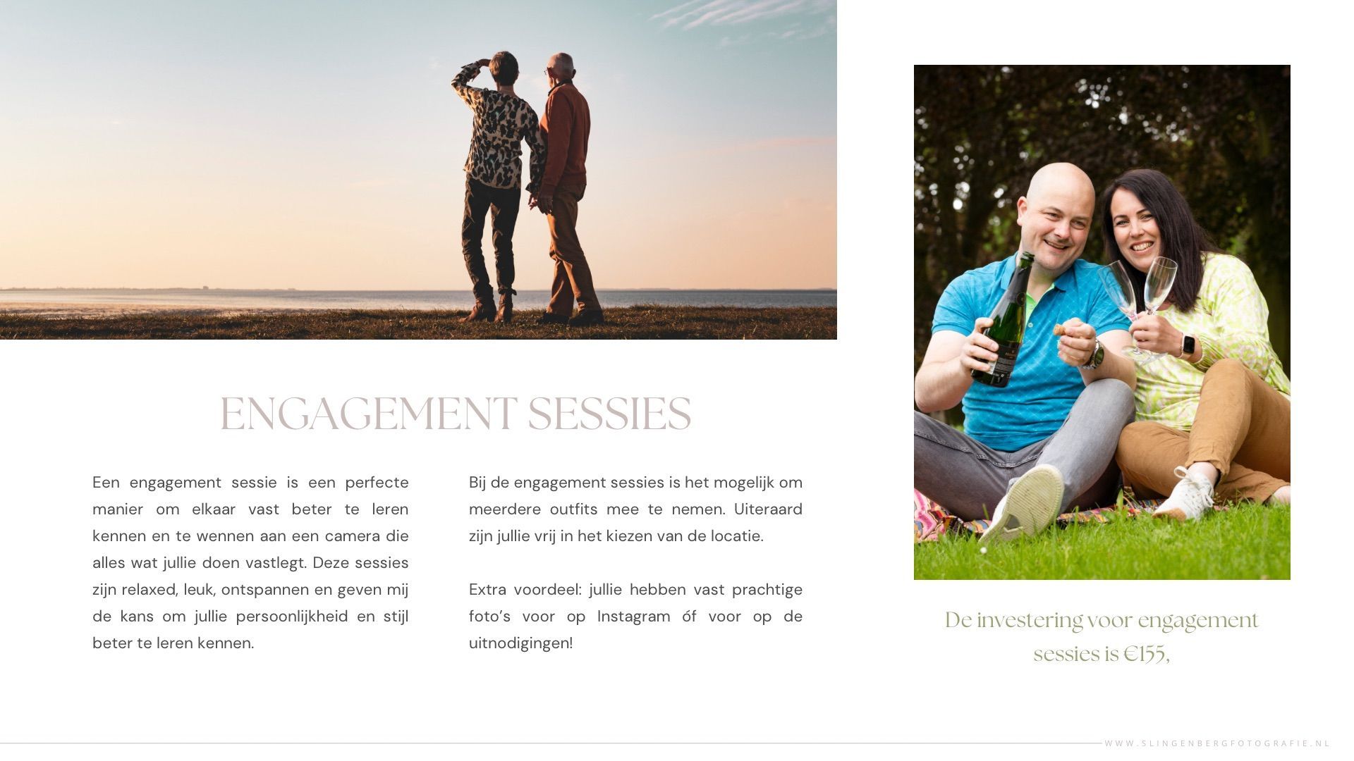 Informatie over trouwreportage