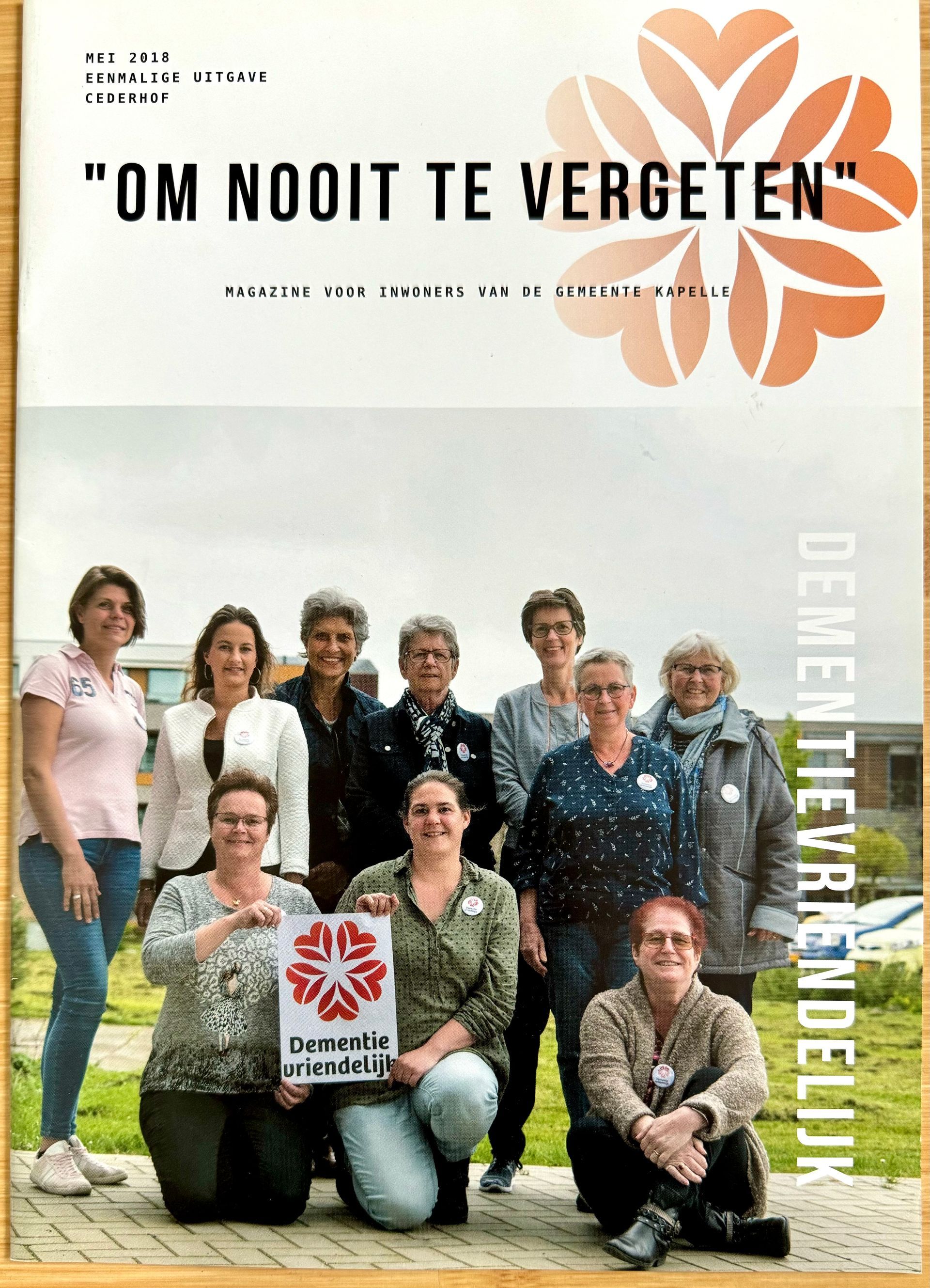 Magazine voor project dementievriendelijk kapelle