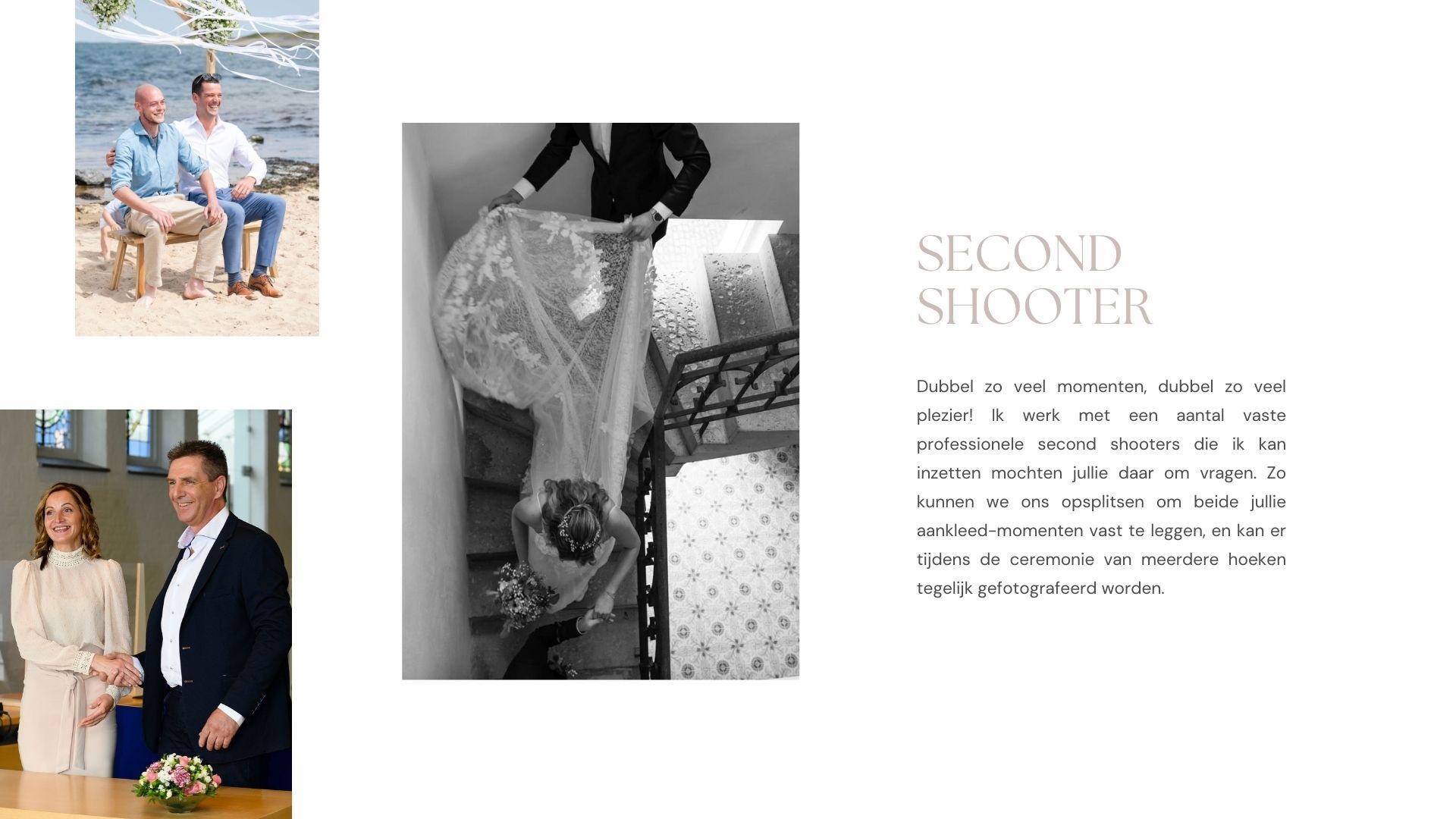 Informatie over trouwreportage