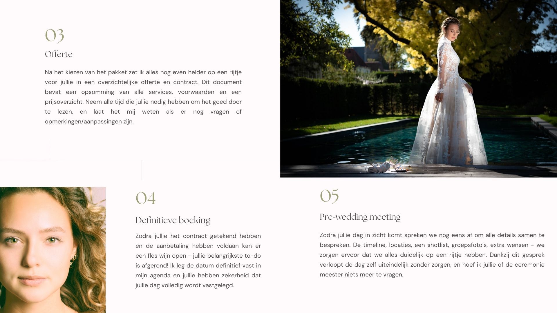 Informatie over trouwreportage