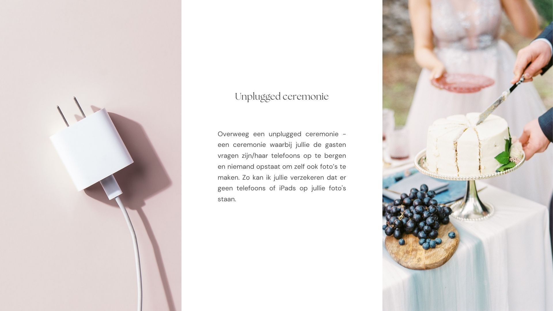 Informatie over trouwreportage