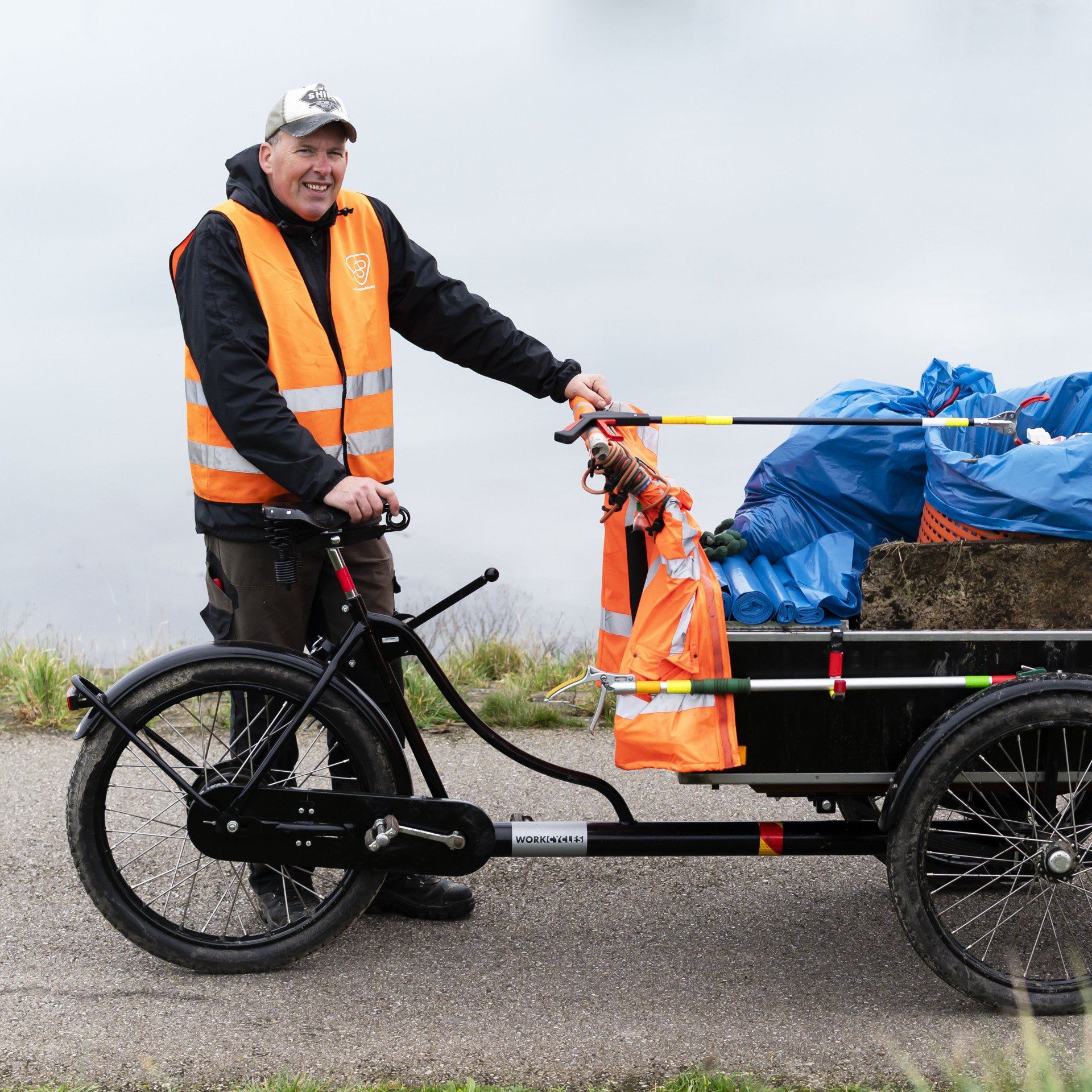 Bakfietsman Robin tijdens RoadTrip Zeeland