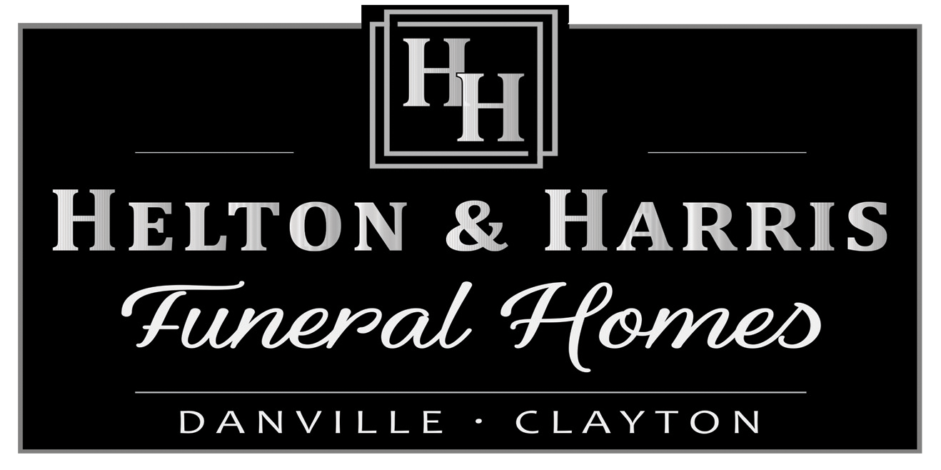Helton & Harris Funeral Homes with words Danville and Clayton for locations Logo