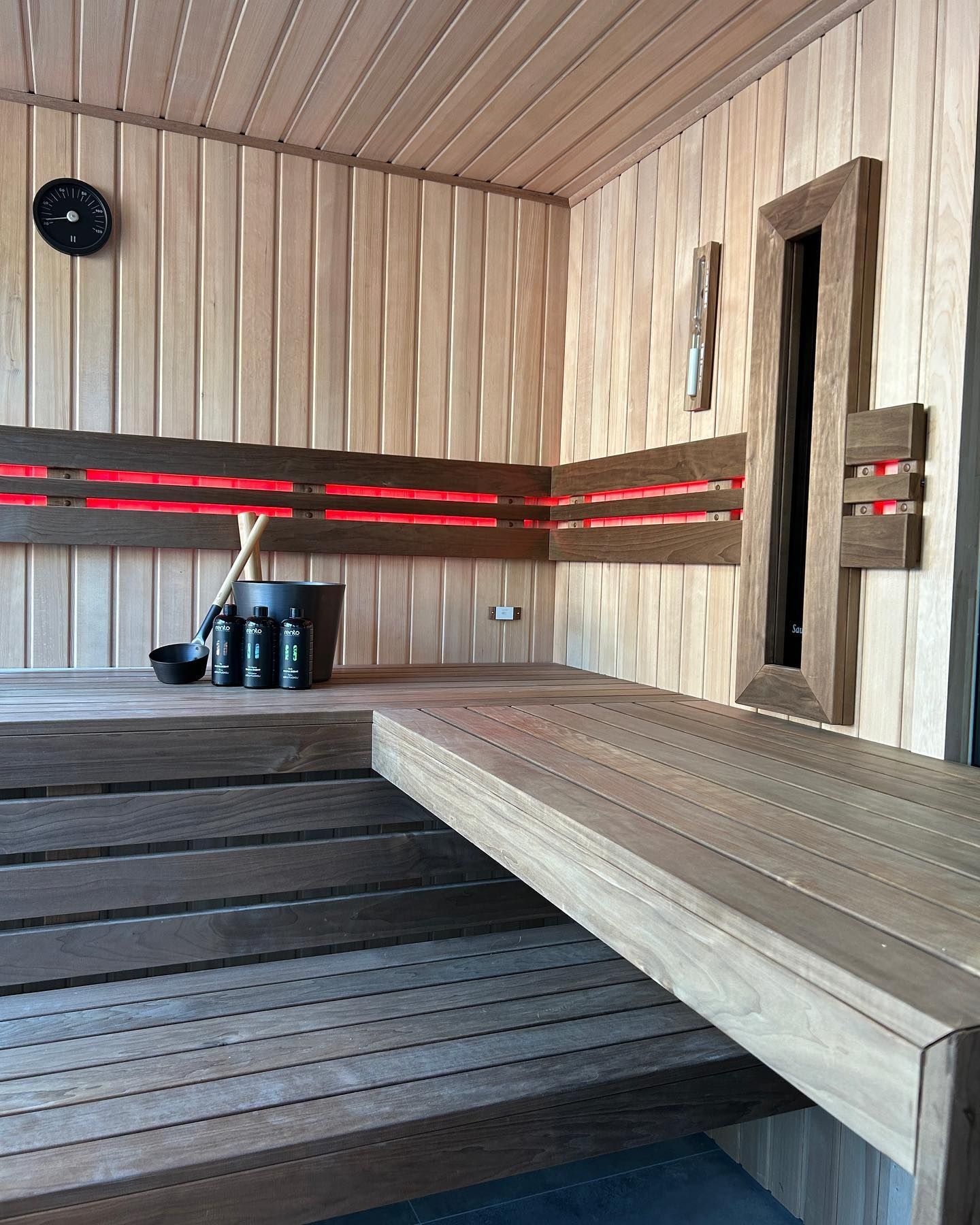Sauna met infrarood stralers