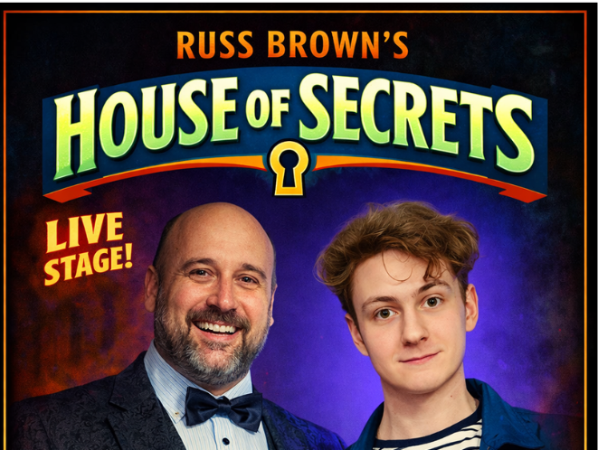Paul Roberts and Oliver Bell at Russ Browns House Of Secrets in Blackpool