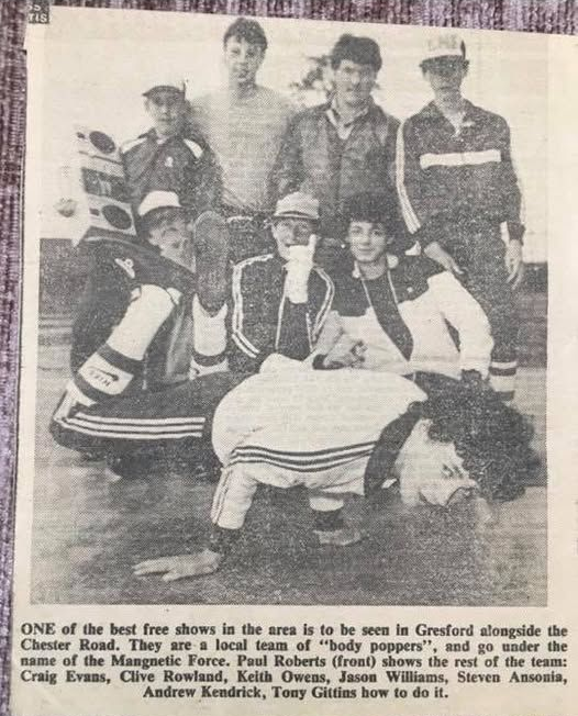 Thats me at the front with my Breakdance crew