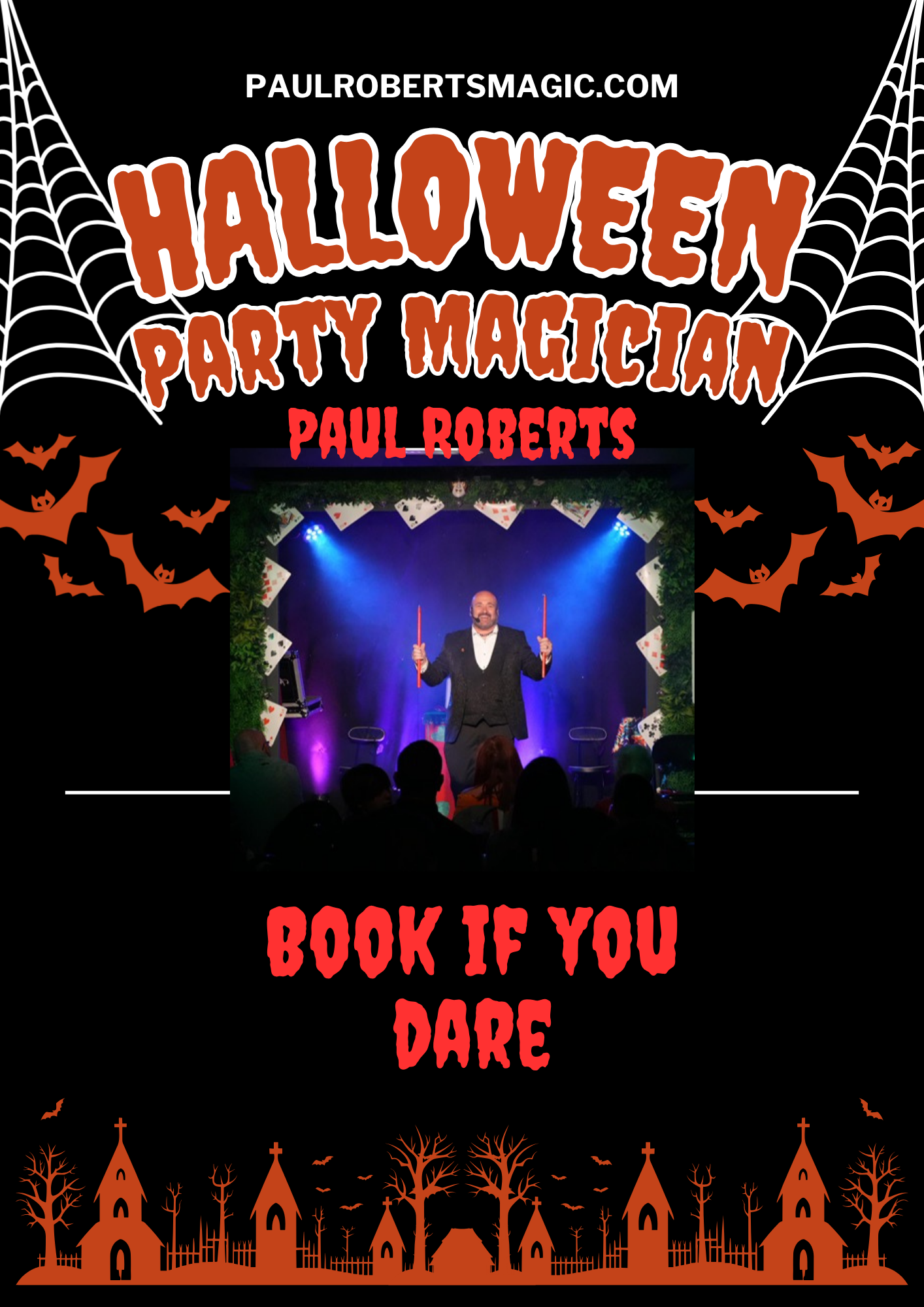 Paul Roberts the Ultimate halloween party magician