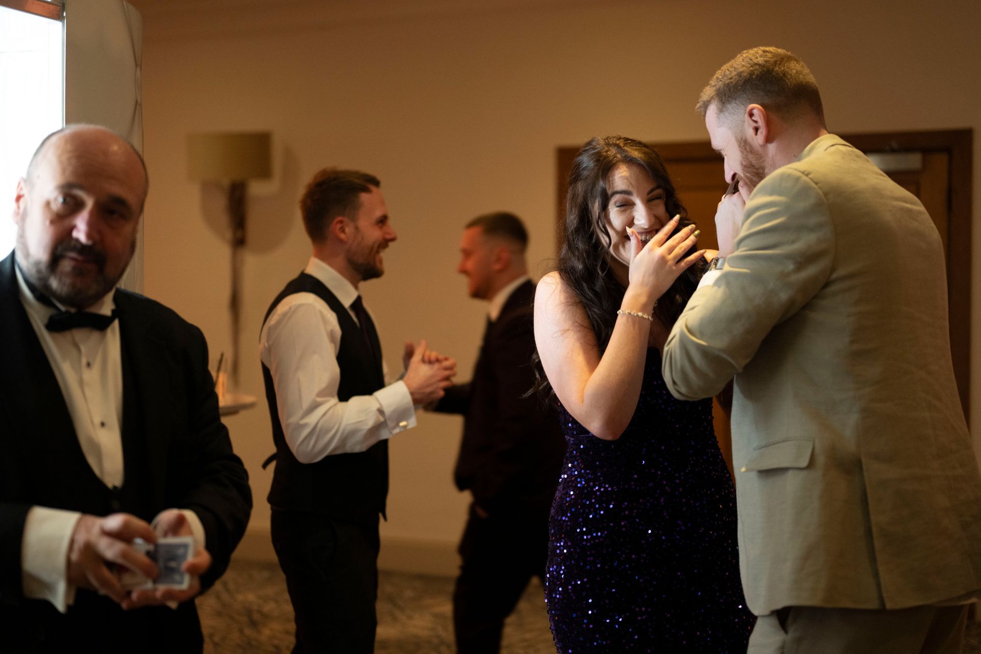Party Magician North Wales performing magic 