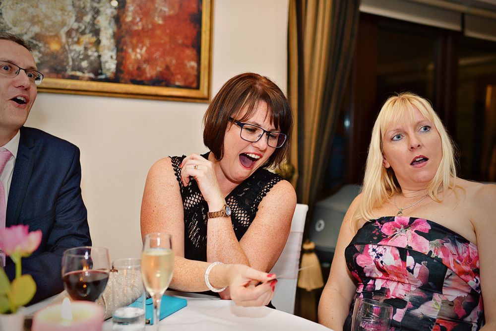 Magician Manchester Paul Roberts performing at an event.