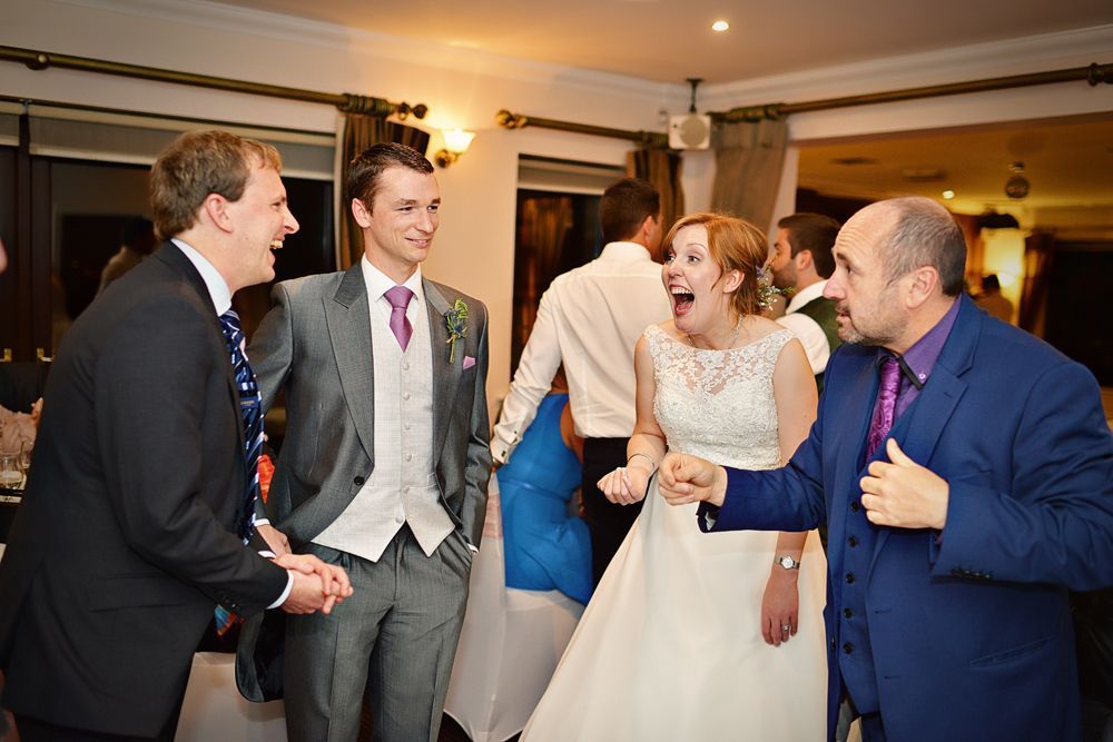 Paul Performing his unique style of Wedding magic at a Cheshire golf club.
