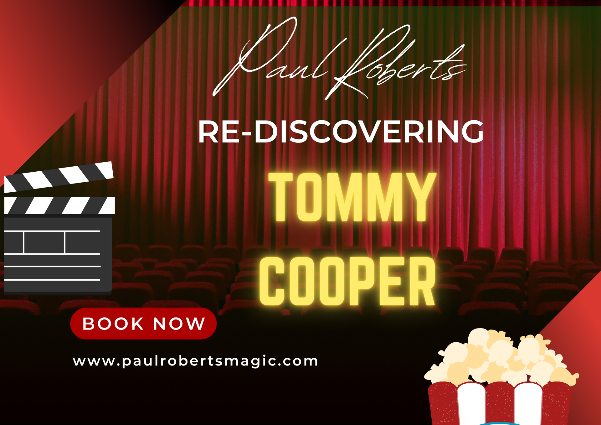 Paul Roberts Magician, blogs about Tommy Cooper.