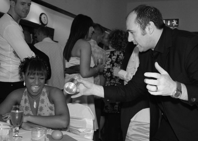 Paul Roberts Shrewsbury Magician, creating magic and wonder for wedding guests.