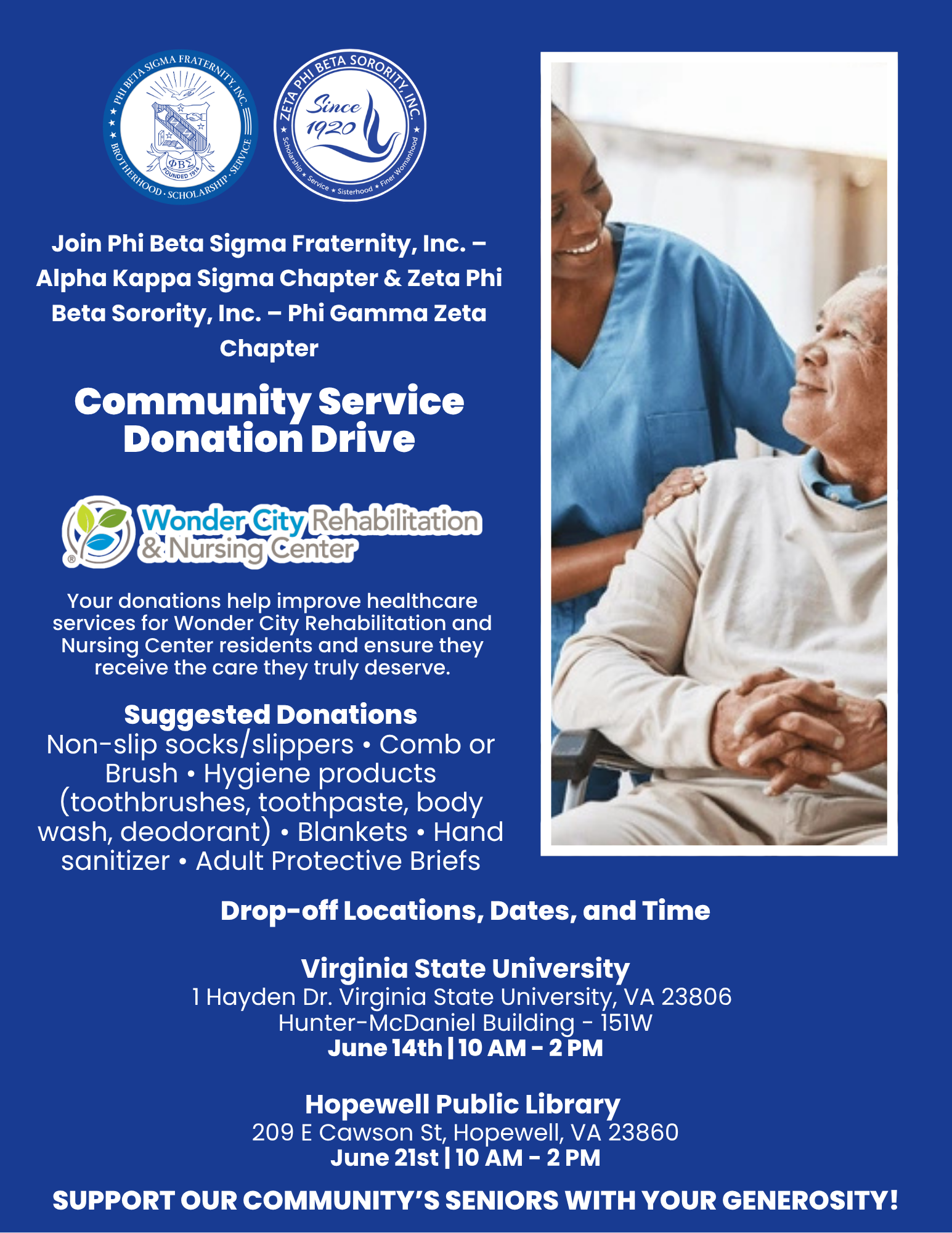 Community Service Donation Drive | June 14th