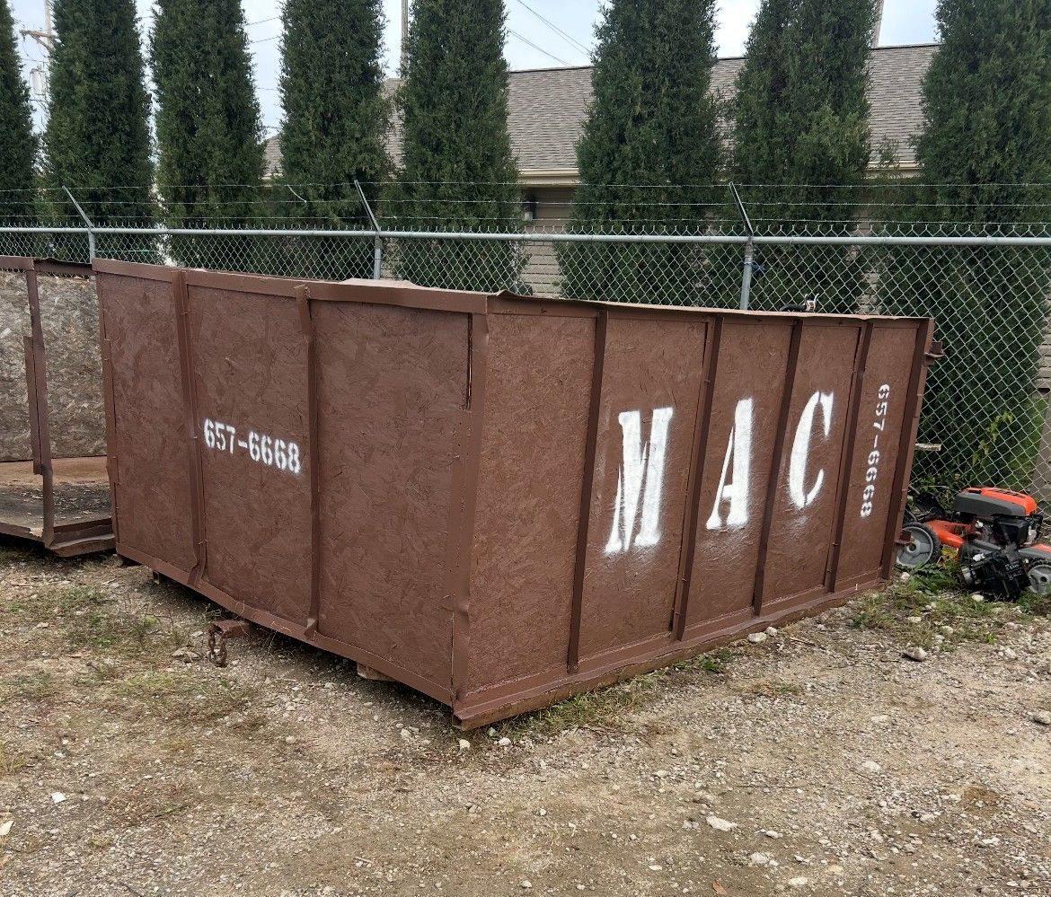 Dumpster Containers - Omaha, NE - Mac Containers Inc.