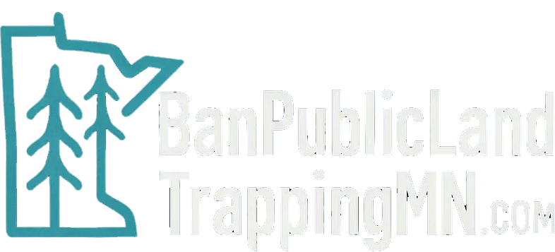 Ban Public Land Trapping Logo