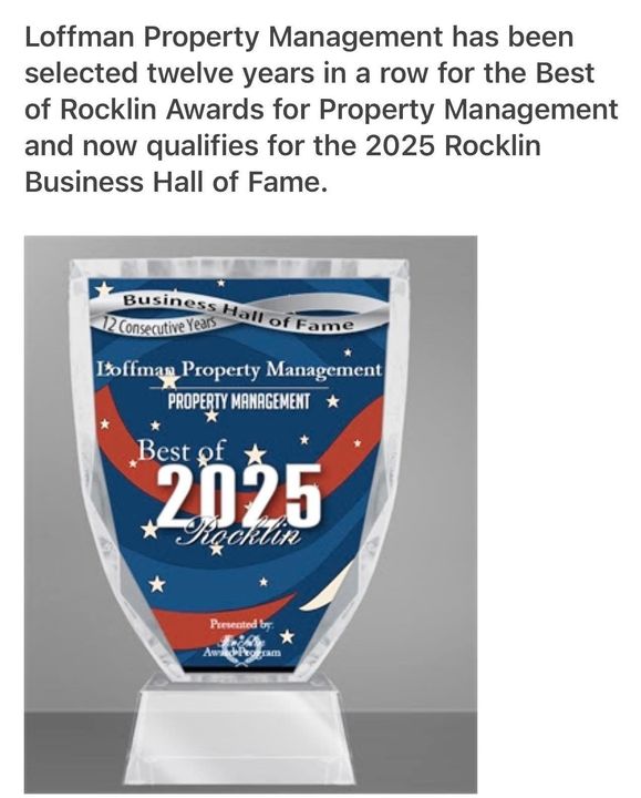 Awards for Loffman Properties service