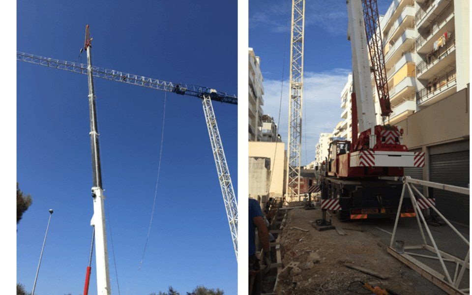 autogrù per lavoro in quota