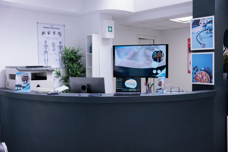 segreteria di una struttura sanitaria