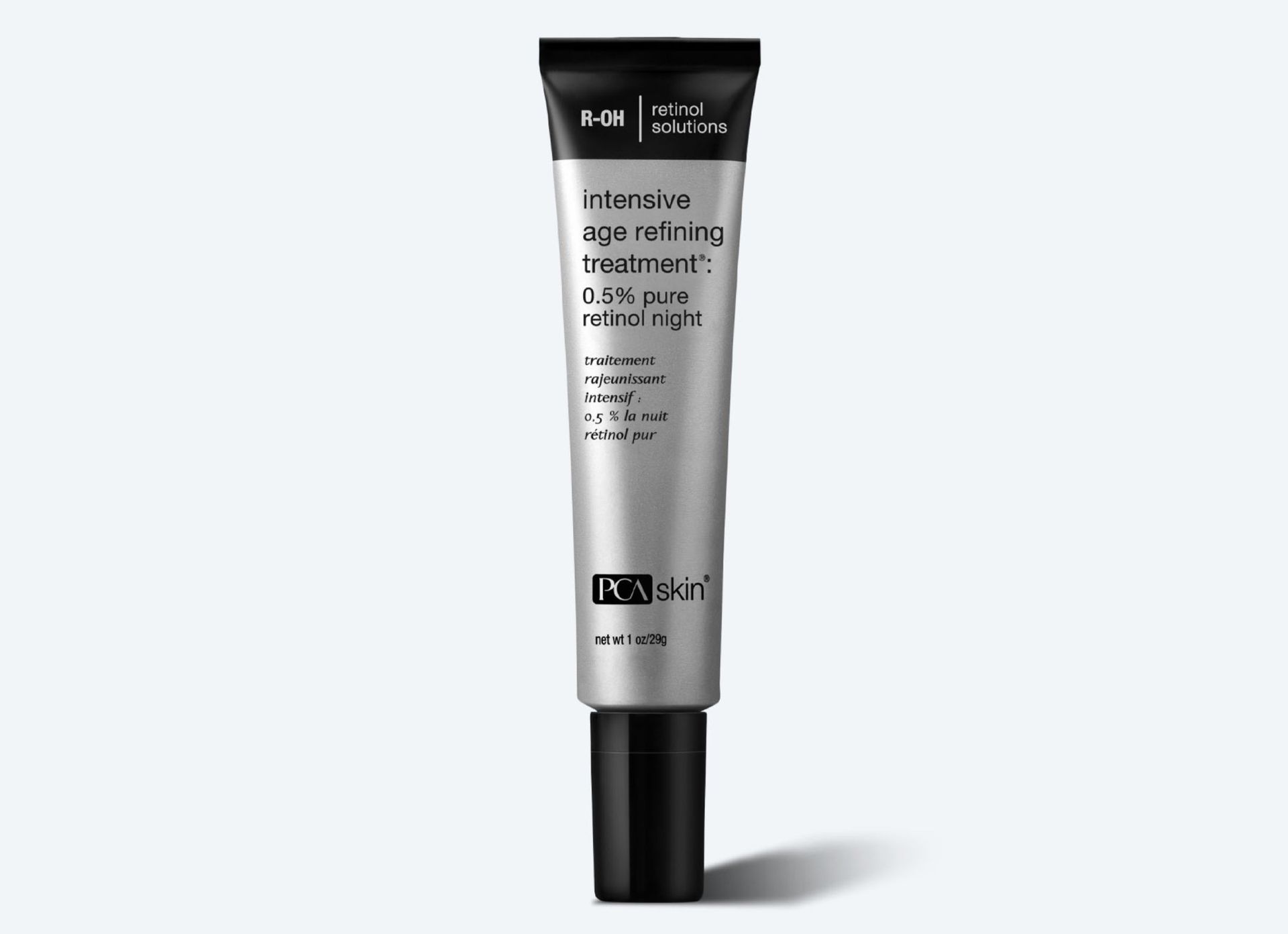 A tube of intense age refining treatment by pca skin