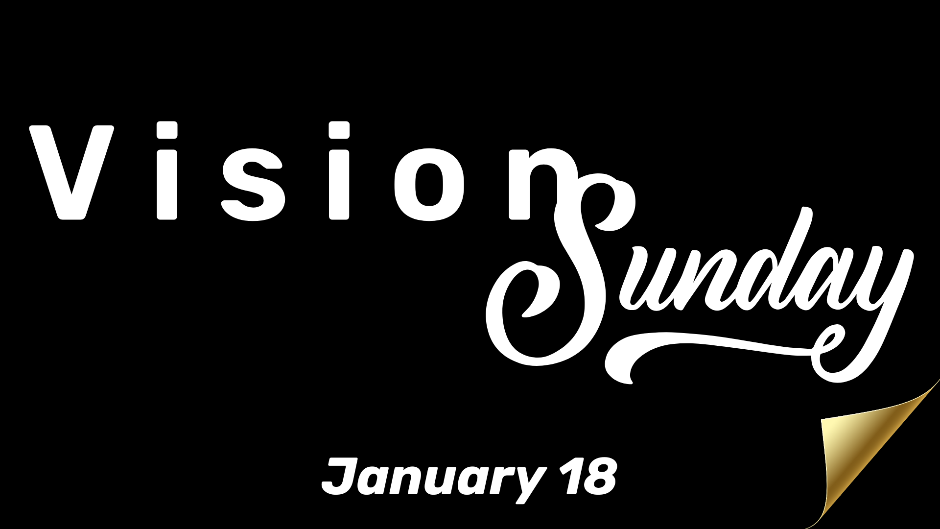 Vision Sunday