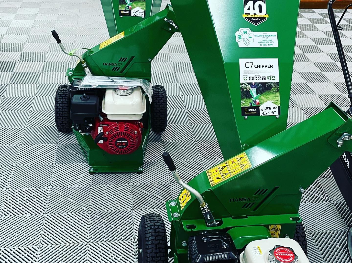 A Hansa Chipper on Display in Store — Ireland's Machinery Pty Ltd In Braemar, NSW