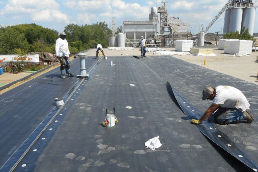 Denver Commercial EPDM Flat Roofing Membrane Material Rubber 