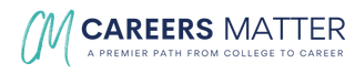 Careers Matter logo, a teal script 