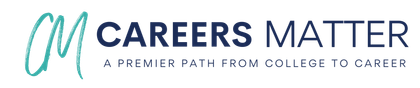 Careers Matter logo, a teal script 