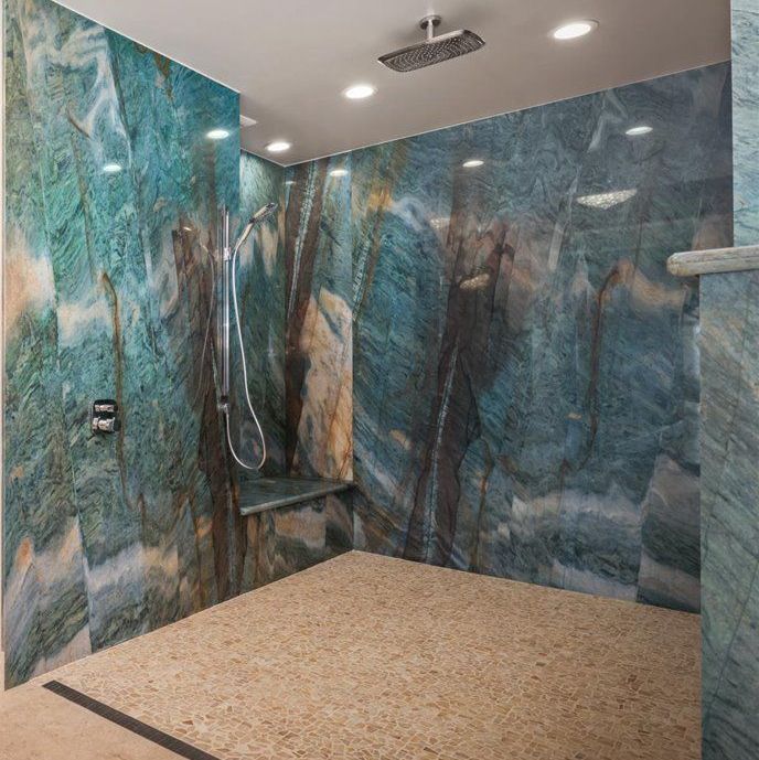 Blue Louis, Quartzite, Luxurious, Large format