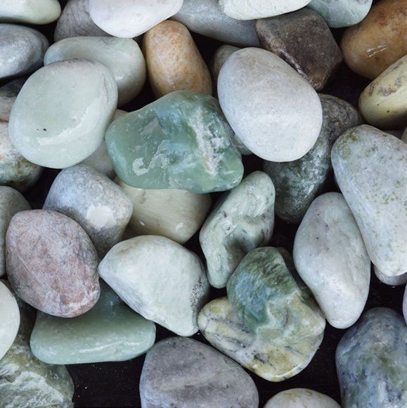 River Rock, Jade, River Stone, Loose pebbles