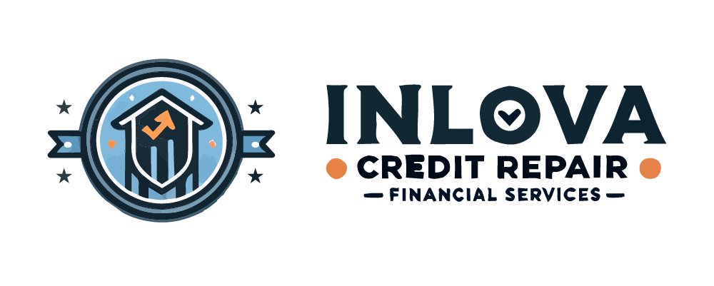 A logo for inlova credit repair financial services.