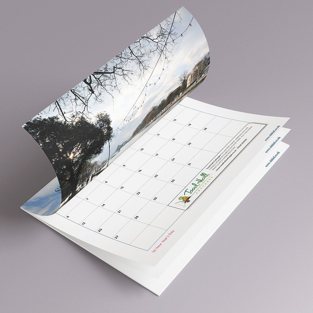 landscape hanging calendars in south devon by nick walker printing