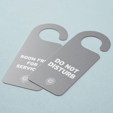 hotel and room do not disturb door hangers in south devon by nick walker printing