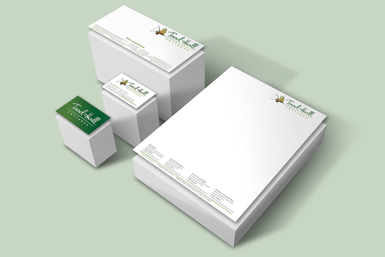 printing of letterheads and compliment slips