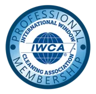 The logo for the international window cleaning association