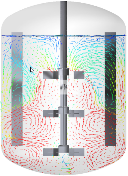 Rushton Gas Dispersion