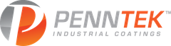 The logo for penntek industrial coatings is shown