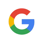 A google logo with a red , yellow , green and blue circle around the letter g.