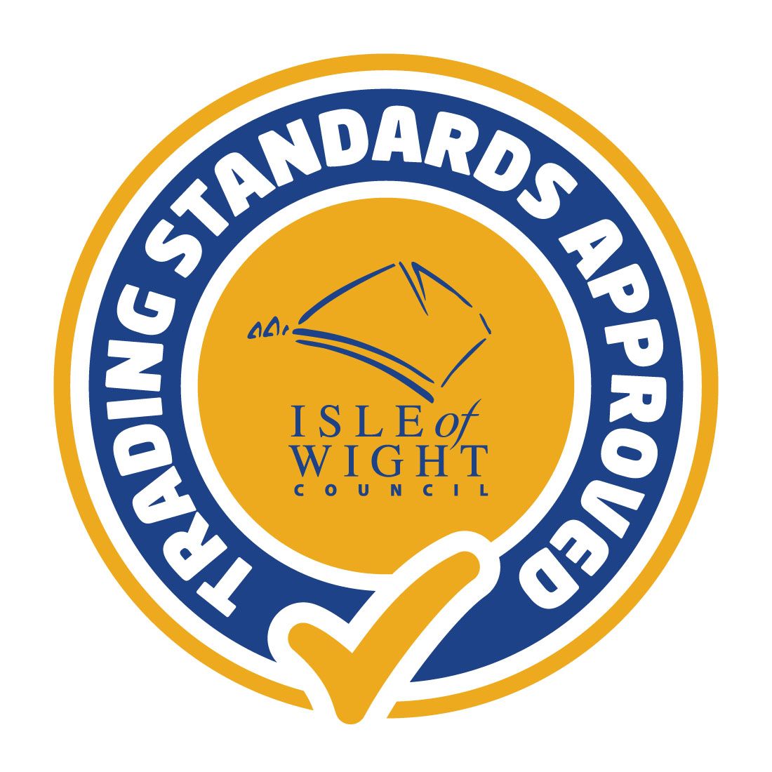 The isle of wight council approved trading standards logo