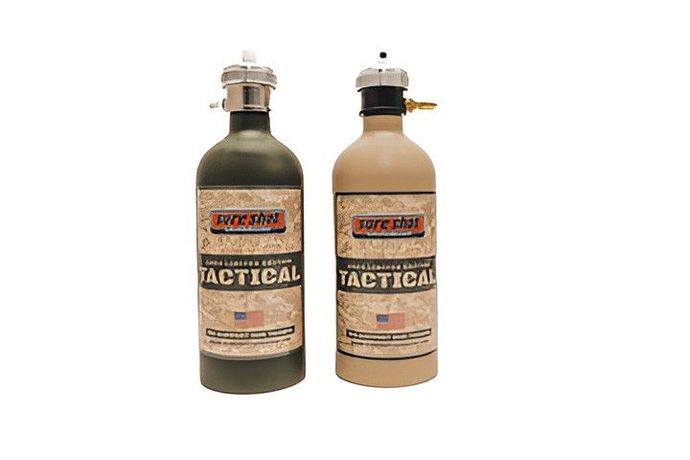 Two Tactical Bottles Are Sitting Next to Each Other — Sure Shot Sprayer Australia in Alice Springs, NT