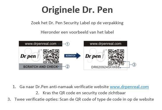 Dr.Pen security label  Genuine Dr.Pen