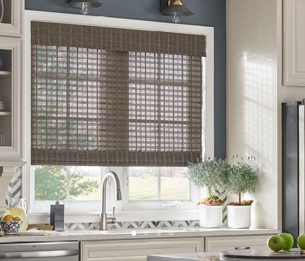 Window With Woven Shades In The Kitchen — Belgrade, MT — Blind Guy of Butte